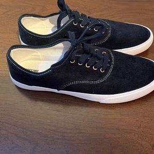 Mossimo Black Corduroy Sneakers Size 10